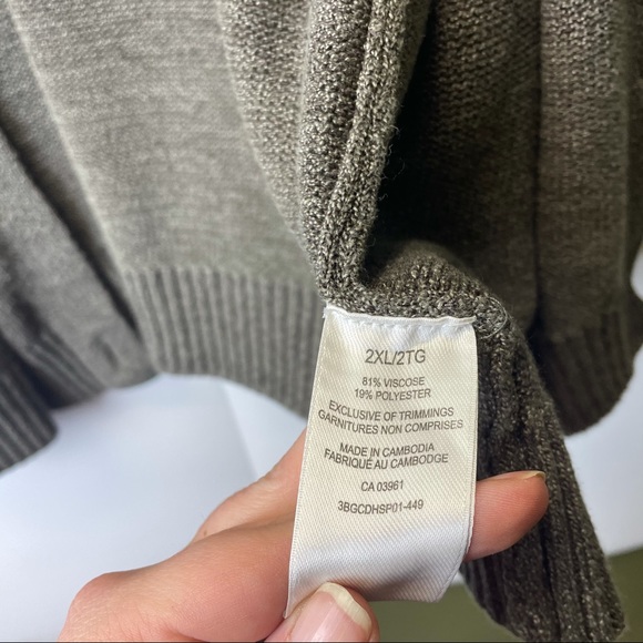 Heavy button up cardigan 2XL - Picture 3 of 5